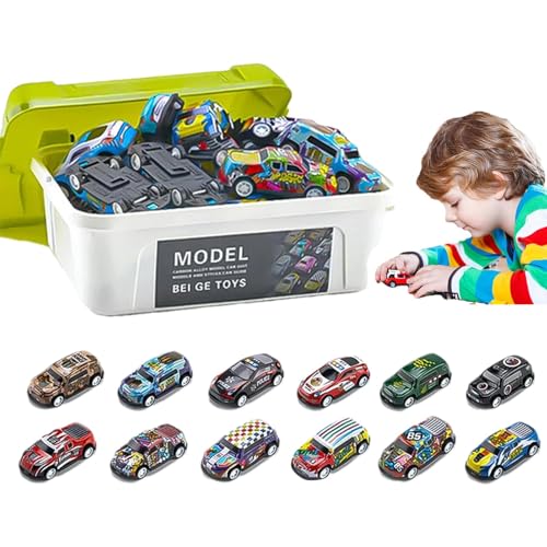 Dgkdek Pull Back Car for Kids | Alloy Inertia Race Car Toy Model Kit | Versatile Pull Back Toy for School, Park, Outdoors, and Home Playtime von Dgkdek