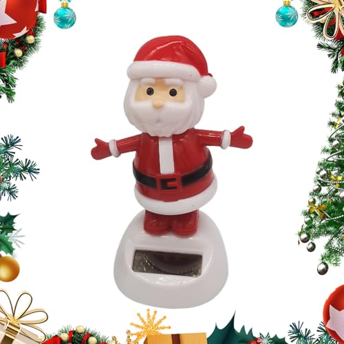 Dgkdek Solar Christmas Dancing Toys, Christmas Dashboard Toy, Powered Solar Dancing Toy, Not Easy To Fade No Batteries Required, Energy For Automatic Movement 13cm For Car von Dgkdek