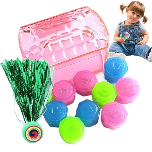 Dgkdek Stone Pebbles Set, Korean traditionelles Spiel, Volksspiel -Set, einfach zu verwenden, kann es Lange verwenden, um 7 cm für Kinder zu brechen von Dgkdek