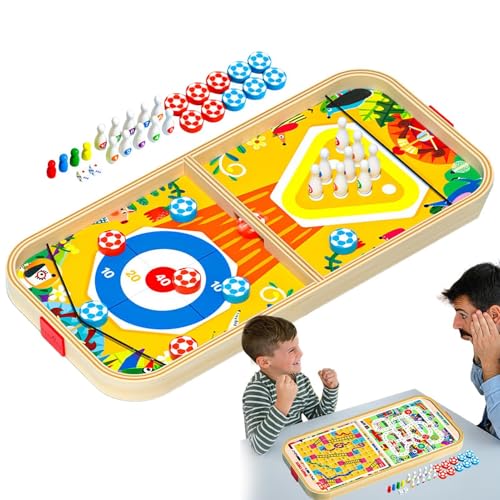 Hölzerne schnelle Schlinge, Tischschlingespiel, Spiele schneller Tisch, lustig und einfach zu bedienen, kann langjährig Nicht einfach zu brechen, 52,3 cm für Kinder zu brechen von Dgkdek