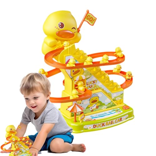 Kleine Ducks Climbing Toy, Little Duck Toy, Racer Sliding Toy, Easy und Safety zu bedienen, kann Lange Zeit verwenden, um 23 cm für Kinder zu brechen von Dgkdek