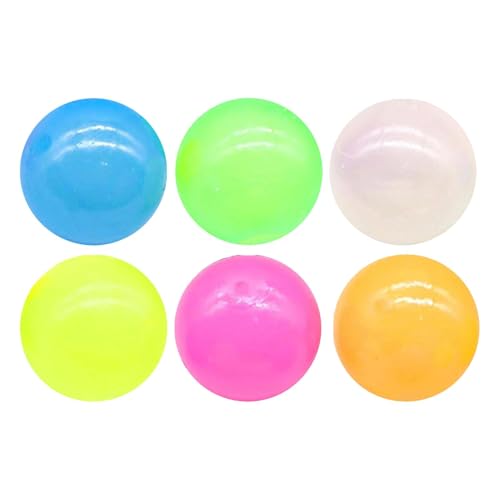 Lumiballs Glow, Glorbs Sticky Balls, Leuchtende Stressbälle, Bälle Haften Für Längere Zeit An Der Decke Und Bieten Endlose Stunden Unterhaltung 4,5 cm Für Kinder Und Erwachsene von Dgkdek