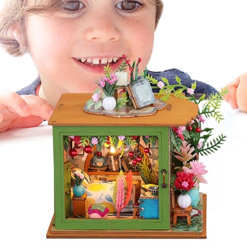 Miniature Kit | Miniature Room Kit | Tiny House Kit | Building Kit | Learning Toys Improves Home Décor for Christmas and Birthdays von Dgkdek