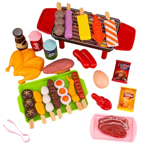 Rollenspiel für die Küche, Grillspielzeug, pädagogisches Rollenset, sicher und unterhaltsam, kann Lange verwendet Werden, 16 cm, für Kinder von Dgkdek