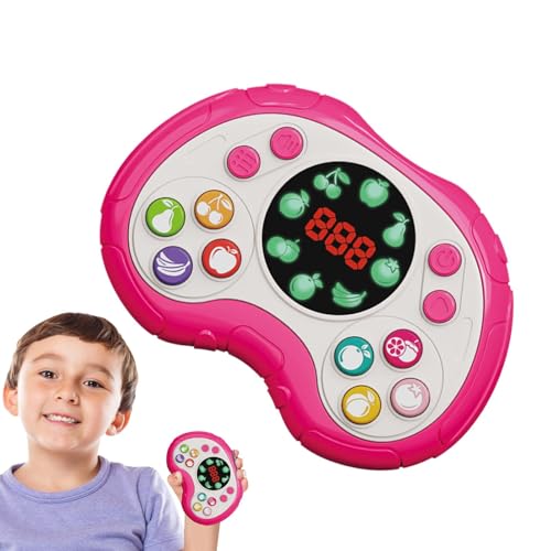 Schnelles, schnelles Pop-Pupp-Puzzle-Spiel, Push-Bubble-Stressspielzeug, glatte und sichere Verwendung, sorgt für eine komfortable Handhabung, 13 cm, Beige/Hellblau/Rosa für Kinder von Dgkdek