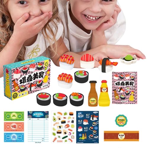 Spiel-Essen-Sets für Kinderküche,Spiel-Küchen-Essen | Kuchen, Desserts, Essen, Spielzeug, Rollenspiel, Essen, Spielküche, Spielzeug - Spielzeugküchenzubehör, Küchenspielzeug zum Erlernen verschiedener von Dgkdek