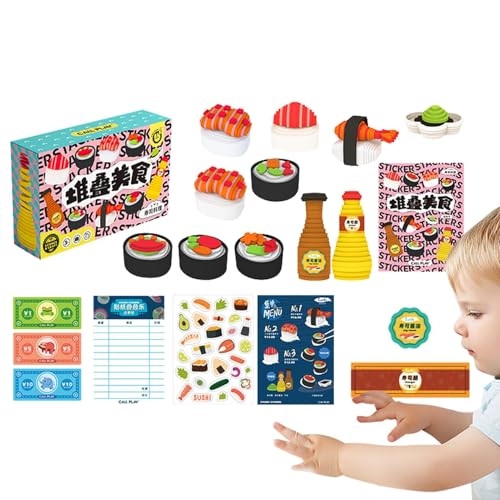 Spielküche Essen – Kuchen Desserts Lebensmittel Spielzeug Pretend Play Food Play Küchenspielzeug Spielzeug Küchenzubehör Küche Spielnahrung zum Lernen verschiedener Lebensmittelkulturen von Dgkdek