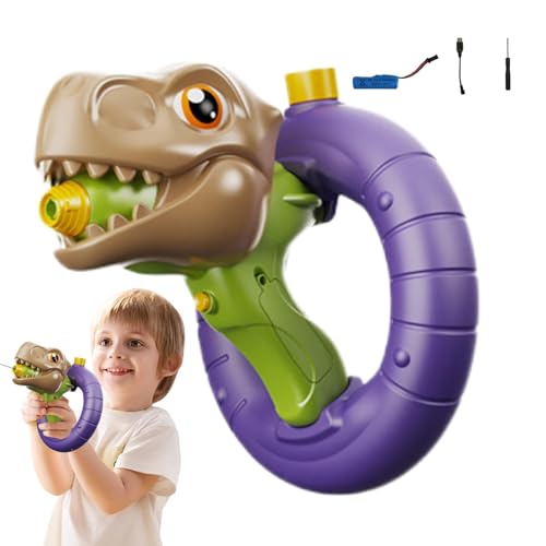 Water Squirt Toy, Electric Water Squirt Toy, Dinosaurierhai -Wasseranwälte, Sicherheit und Spaß können Lange Zeit verwenden, um 24 cm für Kinder zu brechen von Dgkdek