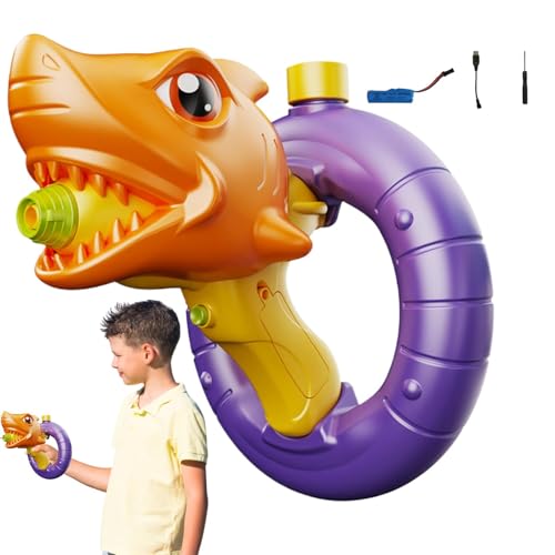 Water Squirt Toy, Electric Water Squirt Toy, Dinosaurierhai -Wasseranwälte, Sicherheit und Spaß können Lange Zeit verwenden, um 24 cm für Kinder zu brechen von Dgkdek