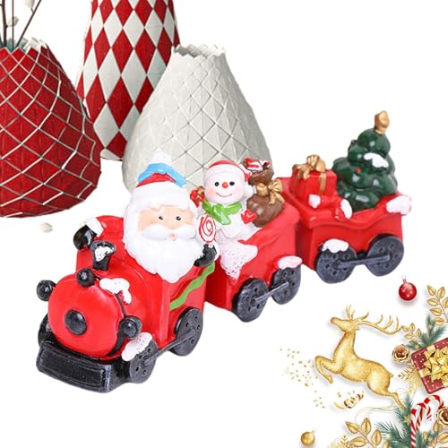 Weihnachtszug - Niedliche Weihnachtsdekoration Weihnachtszug Sets Kleine Zug-Set, Tragbares Weihnachtsbaum-Zug-Set, Weihnachtszug-Figur für Kinder von Dgkdek