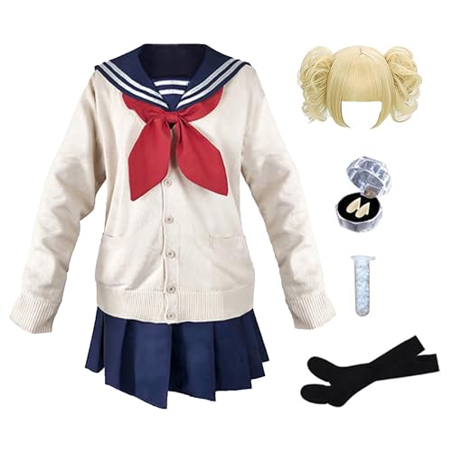 Dhizhayo Anime-Spiel-Kostüm, Matrosen-Kostüm, Cosplay-Outfit, Schuluniform, Halloween-Kleid für Mädchen und Frauen von Dhizhayo