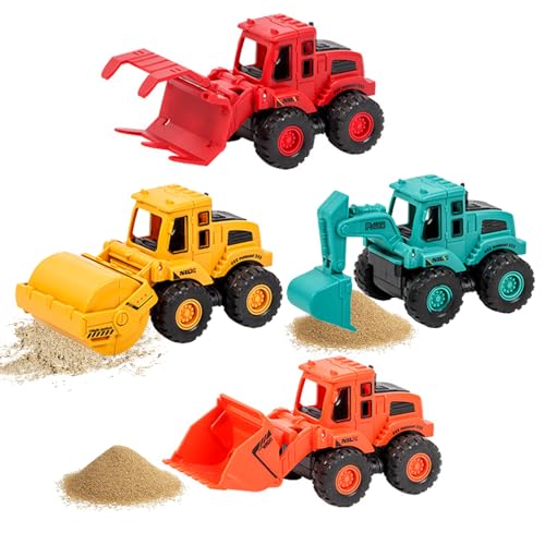 Dhqkqg 4 Stück Baufahrzeuge Spielzeug, Sandspielzeug Bagger Sandkasten, Bagger Spielzeugautos Set, Baustellen Fahrzeuge Sandspielzeug Bagger, Minibagger Spielzeug für Kinder Jungen Mädchen ab 3 Jahren Dhqkqg 4 Stück Baufahrzeuge Spielzeug, Sandspielzeug Bagger Sandkasten, Bagger Spielzeugautos Set, Baustellen Fahrzeuge Sandspielzeug Bagger, Minibagger Spielzeug für Kinder Jungen Mädchen ab 3 Jahren von Dhqkqg