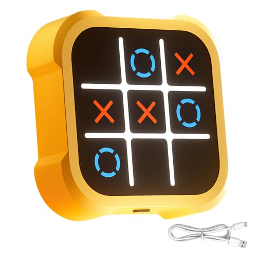 Dhqkqg Tic Tac Toe Spiel, Tragbare 3 In 1 Puzzlespielkonsole, Elektronisches Tic Tac Toe Spiel, Tragbare Puzzle Spielekonsole Reise Puzzle Spielekonsole, Klassisches Fingerspitzen Spielzeug Brettspiel Dhqkqg Tic Tac Toe Spiel, Tragbare 3 In 1 Puzzlespielkonsole, Elektronisches Tic Tac Toe Spiel, Tragbare Puzzle Spielekonsole Reise Puzzle Spielekonsole, Klassisches Fingerspitzen Spielzeug Brettspiel von Dhqkqg