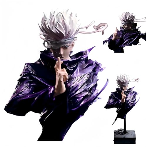 DiXinfz Anime Figur Satoru.Gojou Figurine de Combat Satoru.Gojou Avec Les Yeux bandés - 12 cm von DiXinfz