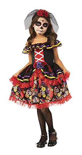 Dia de los Muertos - Catrinit-Kostüm Catrinita De Luxe Inf (Rubies 700895-L) von Rubie's