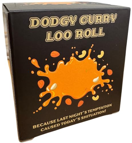 Diabolical DP0904 Dodgy Curry Toilettenrolle – lustige Wichtelgeschenke für Ihn unter 4,5 kg, alberne Geburtstagsgeschenke für Männer, lustige Strumpffüller für Männer, Vatertagsgeschenke, lustige Diabolical DP0904 Dodgy Curry Toilettenrolle – lustige Wichtelgeschenke für Ihn unter 4,5 kg, alberne Geburtstagsgeschenke für Männer, lustige Strumpffüller für Männer, Vatertagsgeschenke, lustige von Diabolical