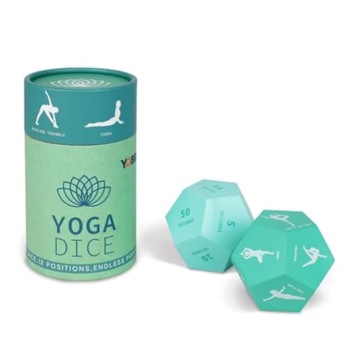 Diabolical DP1354 Yoga-Würfel – Yoga-Geschenke für Frauen, Meditationszubehör, Yoga-Zubehör für Frauen, für Frauen von Diabolical