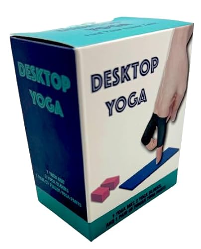 Diabolical DP1363 Desktop Yoga - Wichtelgeschenke für Frauen, lustiges Schreibtischzubehör für Frauen, Wichtelgeschenke für Arbeitskollegen von Diabolical