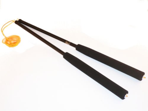 Diabolonet Henrys Diabolo Handstäbe (schwarz) Fiber 310 mm von Diabolonet