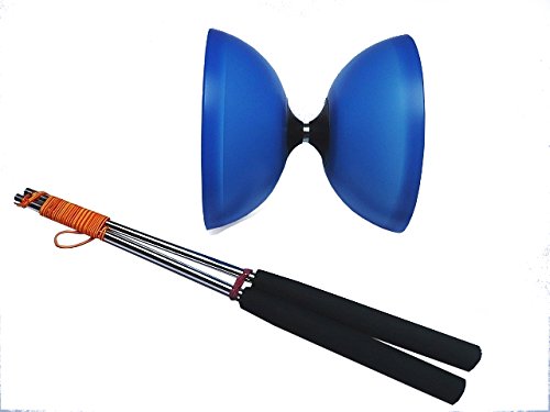 Henrys Vision Diabolo BLAU mit ULK2 schwarz + Henrys Alusticks 325 von Diabolonet-Kreisz