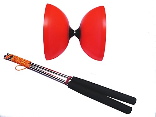 Henrys Vision Diabolo ROT mit ULK2 schwarz + Henrys Alusticks 325 von Diabolonet-Kreisz