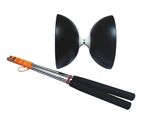 Henrys Vision Diabolo SCHWARZ mit ULK2 Weiss + Henrys Alusticks 325 von Diabolonet-Kreisz