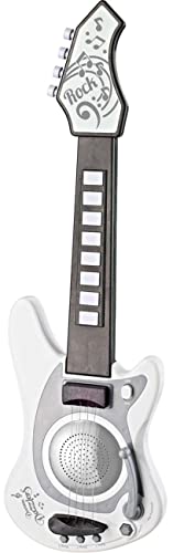 Diakakis Luna Gitarre weiß m. Sound Licht Headset Schultergurt Kinder Musikspielzeug +3J von Diakakis