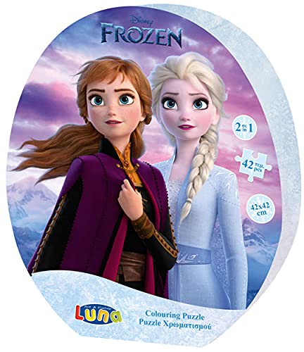 Luna 42 in 1 Kinderpuzzle 42 Teile Frozen 42x42cm von Diakakis