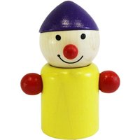 Pfingstweid - Wicht Manu gelb/lila aus Buche, Holz Figur Pfingstweid - Wicht Manu gelb/lila aus Buche, Holz Figur von Diakonie Pfingtweid e.V.