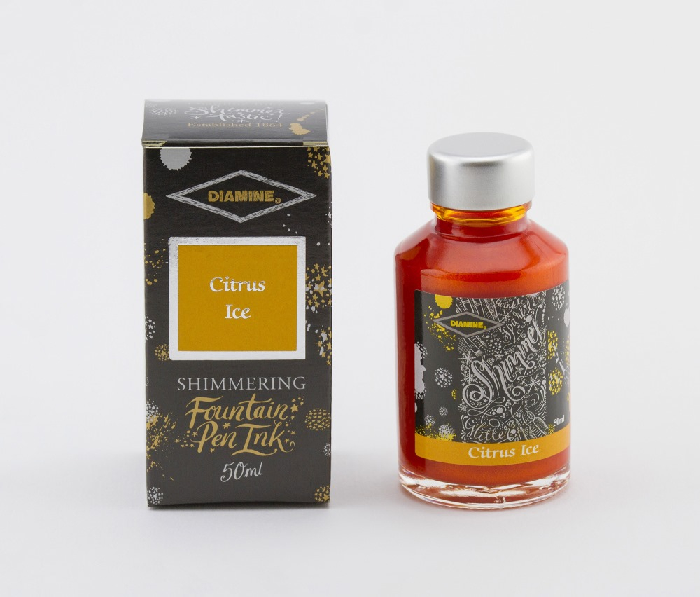 Diamine Tintenfass Shimmering Citrus Ice 50ml von Diamine