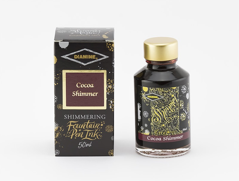 Diamine Tintenfass Shimmering Cocoa Shimmer 50ml von Diamine