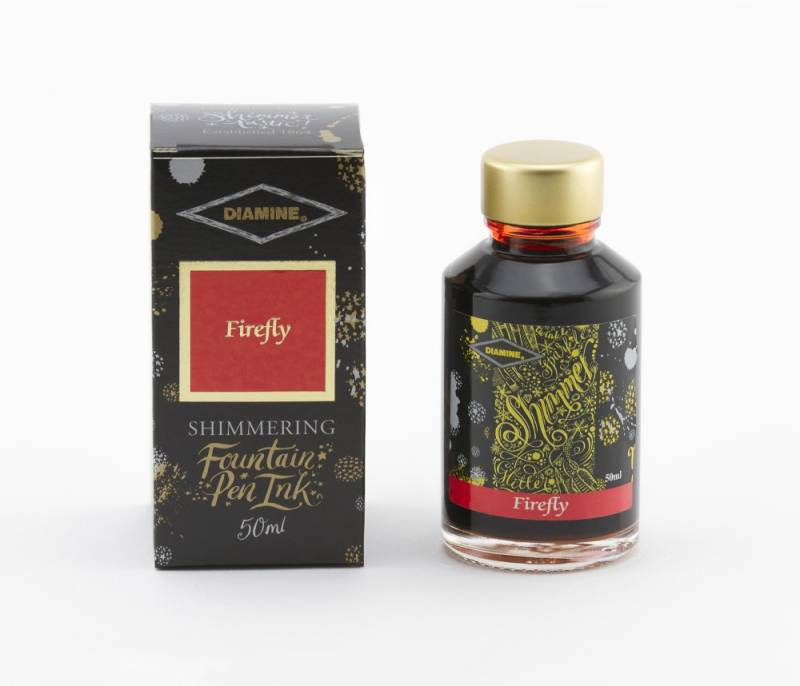 Diamine Tintenfass Shimmering Firefly 50ml von Diamine