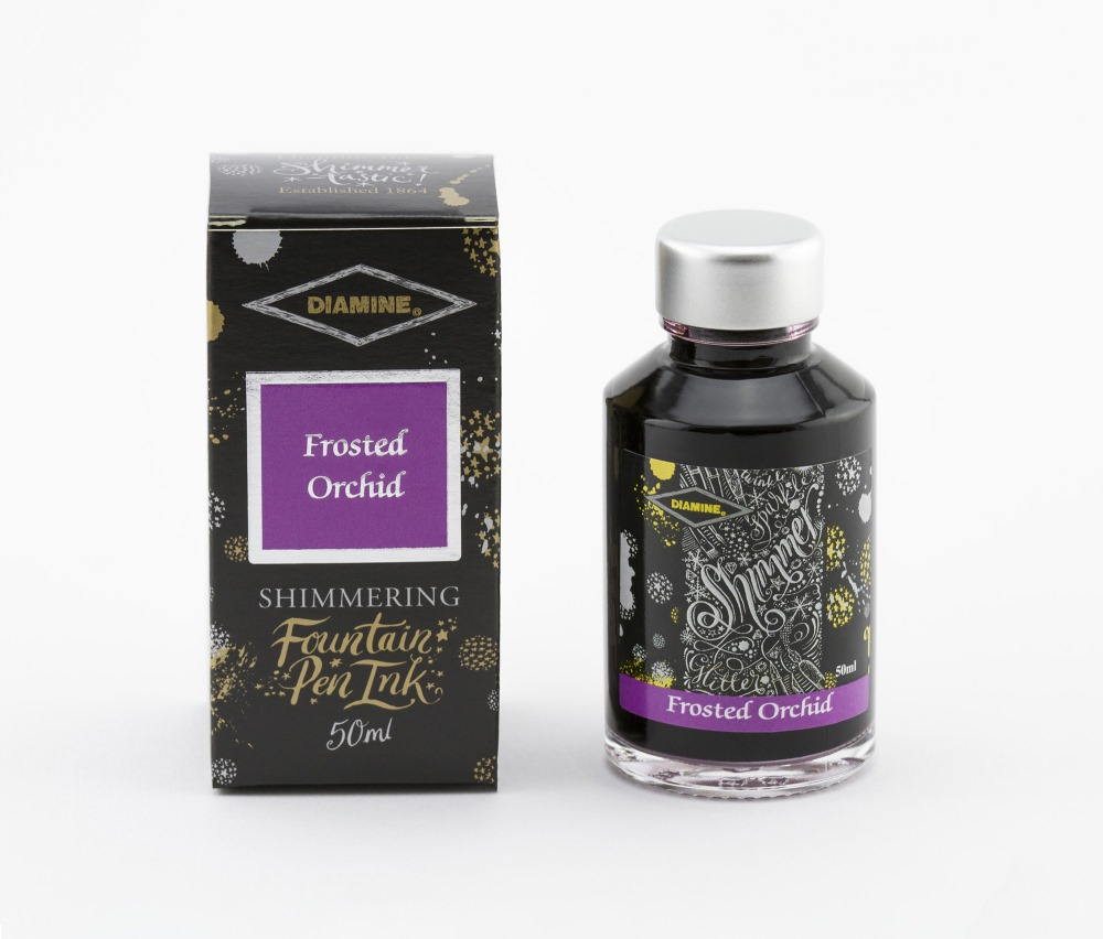 Diamine Tintenfass Shimmering Frosted Orchid 50ml von Diamine