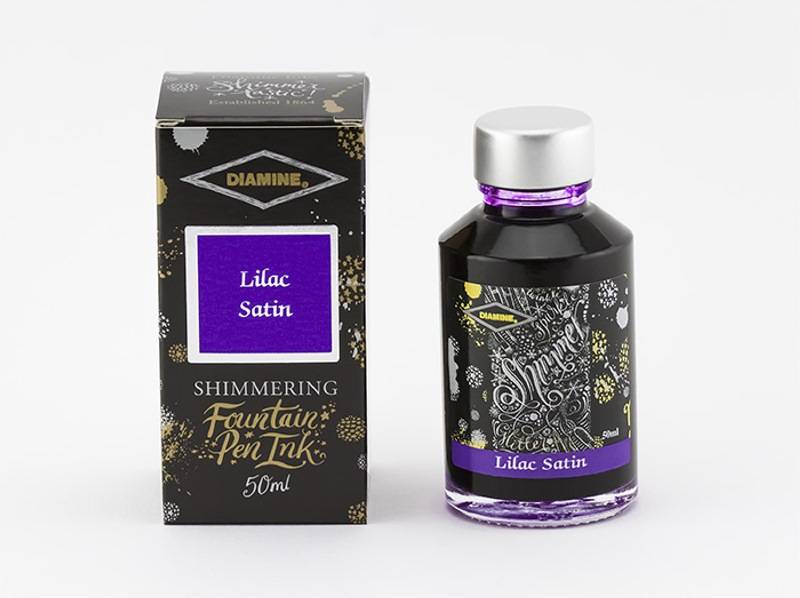 Diamine Tintenfass Shimmering Lilac Satin 50ml von Diamine