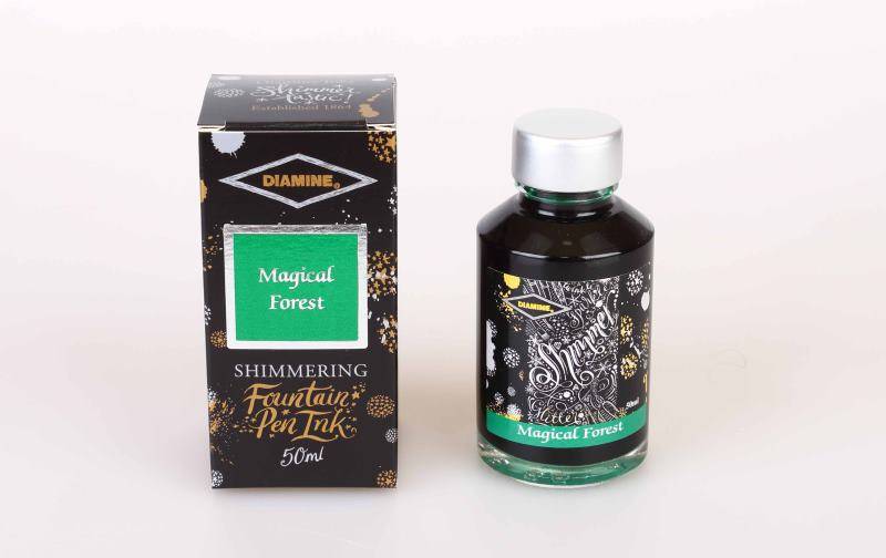 Diamine Tintenfass Shimmering Magical Forest 50ml von Diamine