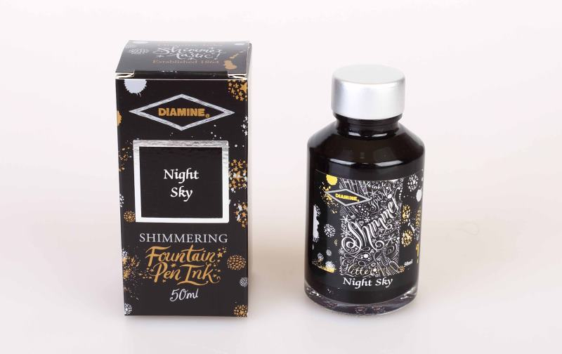 Diamine Tintenfass Shimmering Night Sky 50ml von Diamine