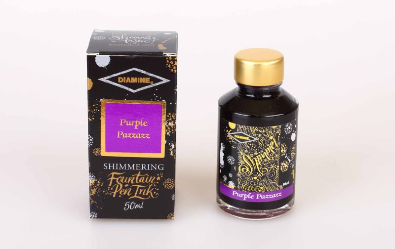 Diamine Tintenfass Shimmering Purple Pazzazz 50ml von Diamine