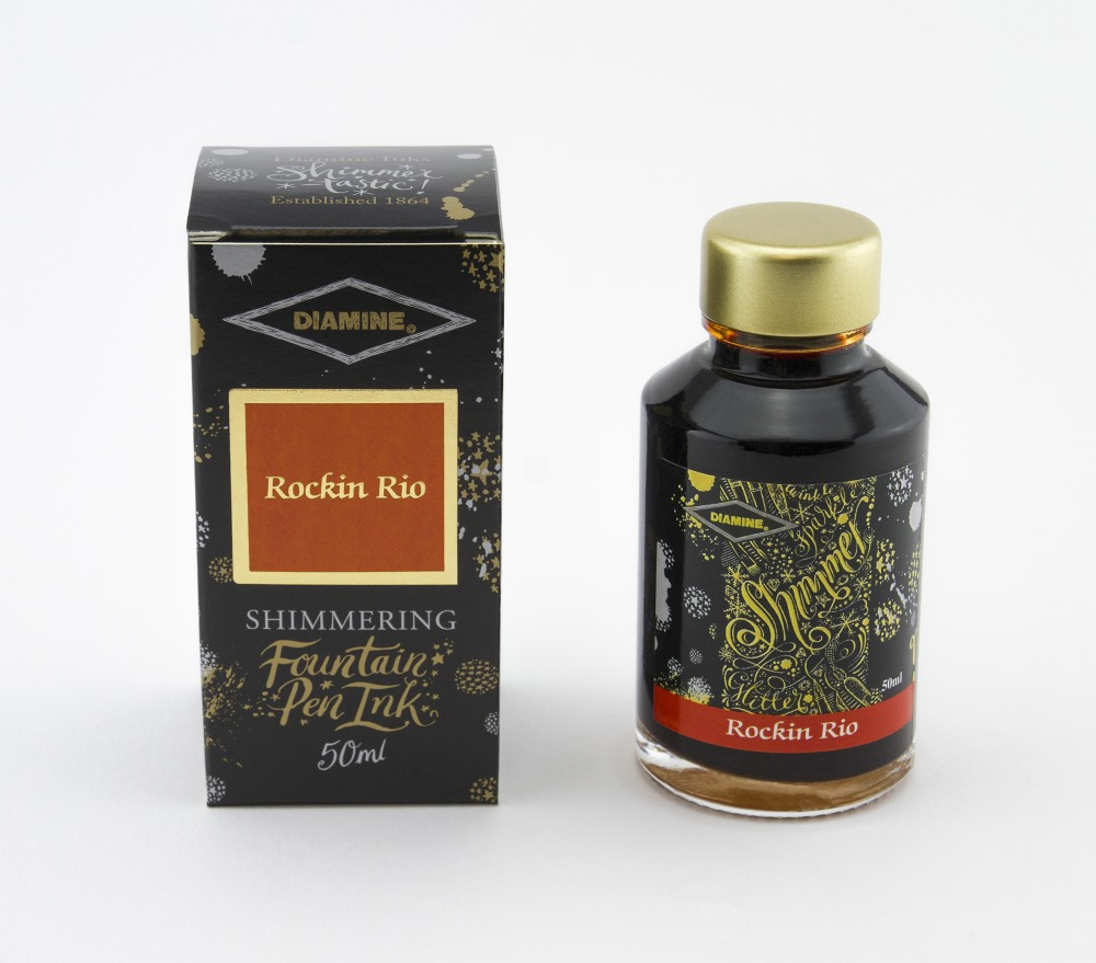 Diamine Tintenfass Shimmering Rockin Rio 50ml von Diamine