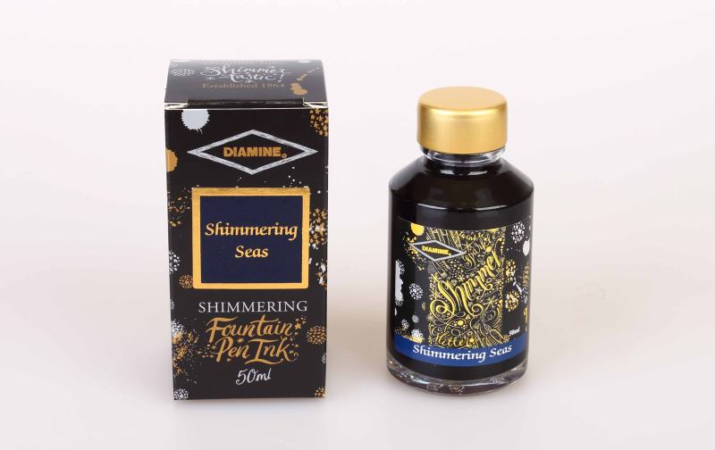 Diamine Tintenfass Shimmering Shimmering Seas 50ml von Diamine