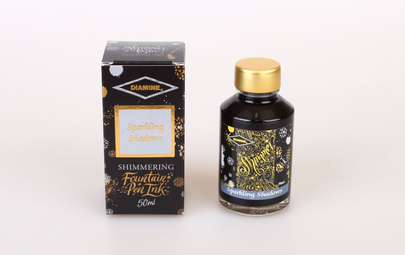 Diamine Tintenfass Shimmering Sparkling Shadows 50ml von Diamine