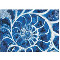 Diamond Dotz - Diamond Painting Blaue Nautilus von Diamond Dotz