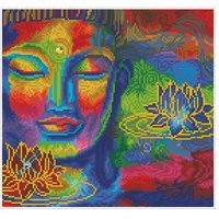 Diamond Dotz - Diamond Painting Buddha und Lotusblumen von Diamond Dotz