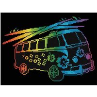 Diamond Dotz - Diamond Painting Flower Power Bus von Diamond Dotz