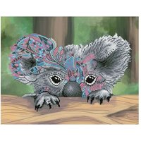 Diamond Dotz - Diamond Painting Koala bunt von Diamond Dotz