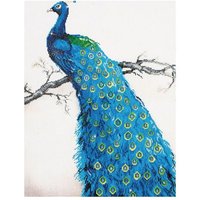 Diamond Dotz - Diamond Painting Blauer Pfau von Diamond Dotz