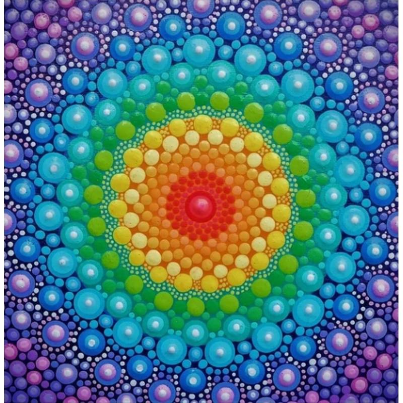 Mandala Regenbogen 2 von Diamond Painter