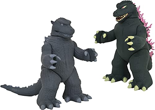 Diamond Select Toys Godzilla 1954 & Godzilla 1999 Vinimate 2er-Pack, mehrfarbig von Diamond Select Toys