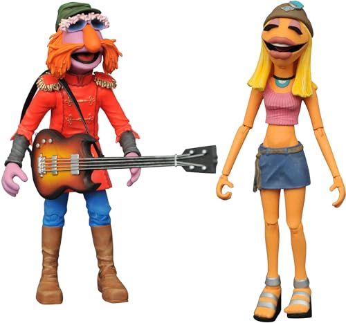 Diamond Select Toys The Muppets Floyd Pepper & Janice Actionfigur, 2er-Pack, Mehrfarbig von Diamond Select Toys