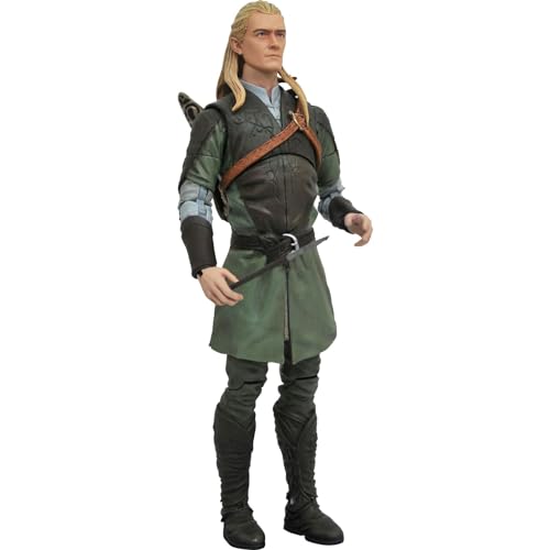 Diamond Select Toys FEB208569 Lord of The Rings Dwarf,Elf Legolas Action Figur 18Cm, Mehrfarbig von Diamond Select Toys