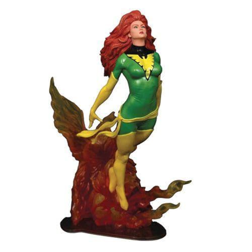 Diamond Select 30606384745 SDCC 2022 Marvel Gallery Green Outfit Phoenix PVC Statue, Mehrfarbig von Diamond Select